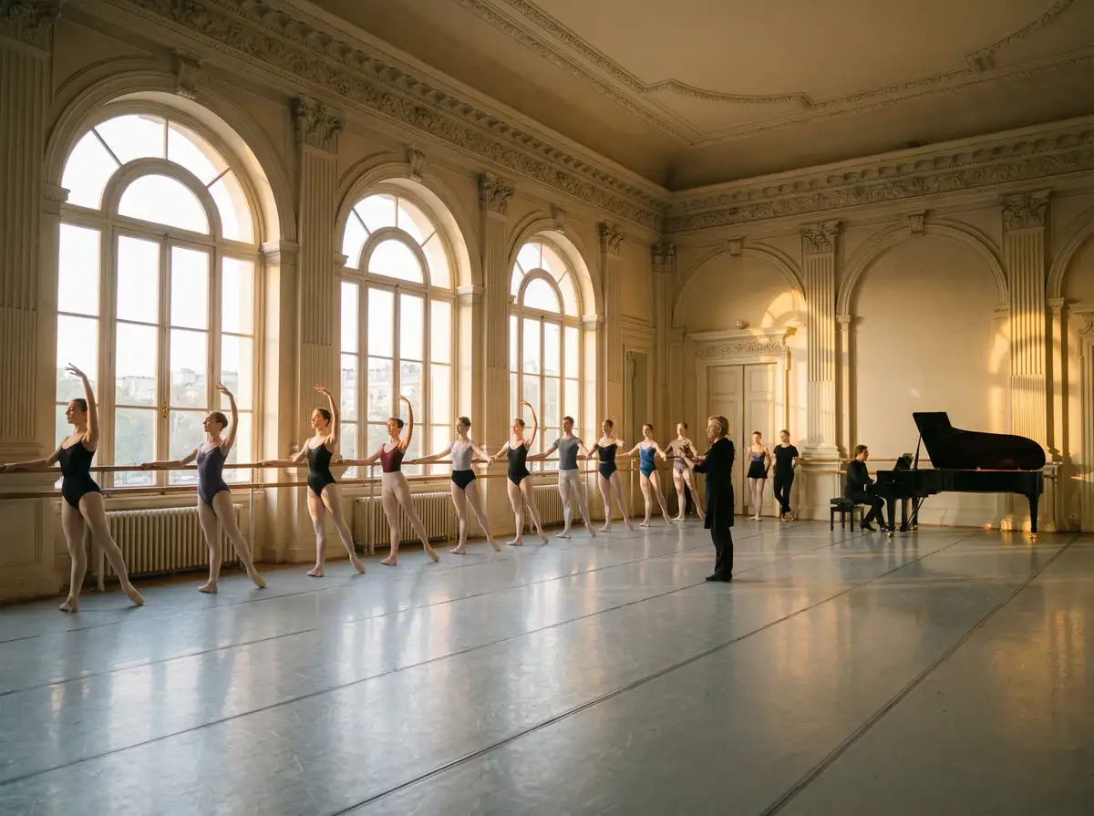 女性芭蕾形体训练课堂 - 尤物