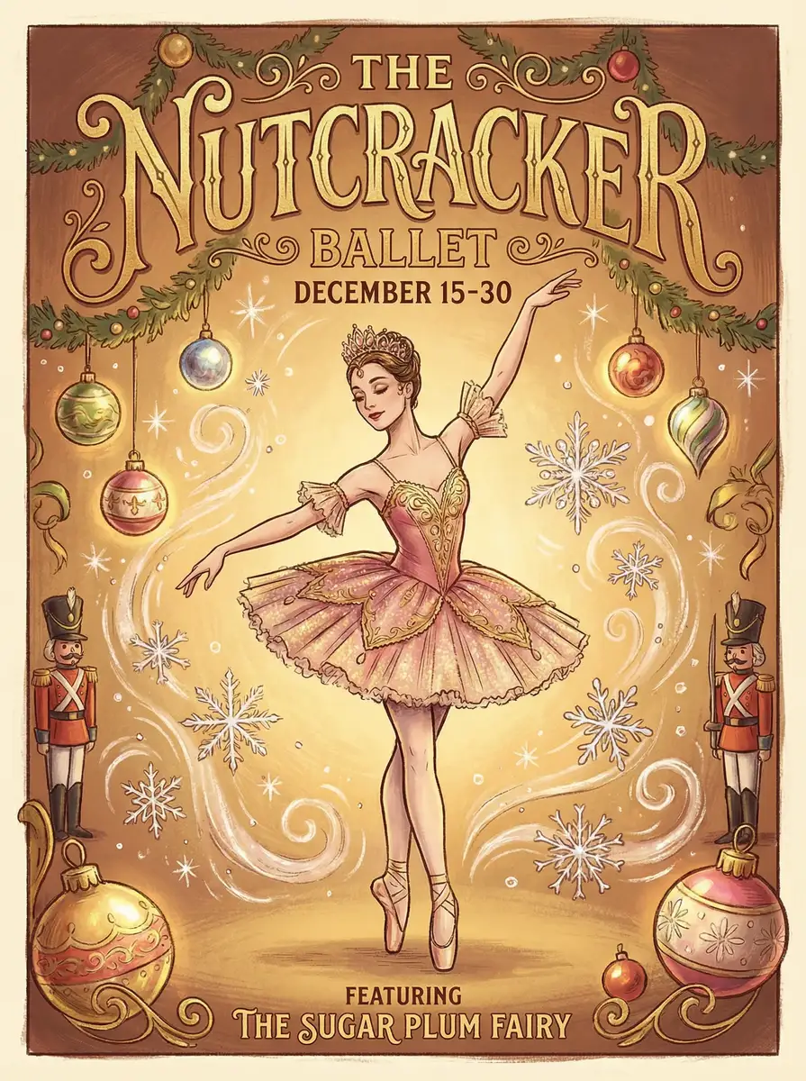 胡桃夹子芭蕾舞剧海报 - 尤物